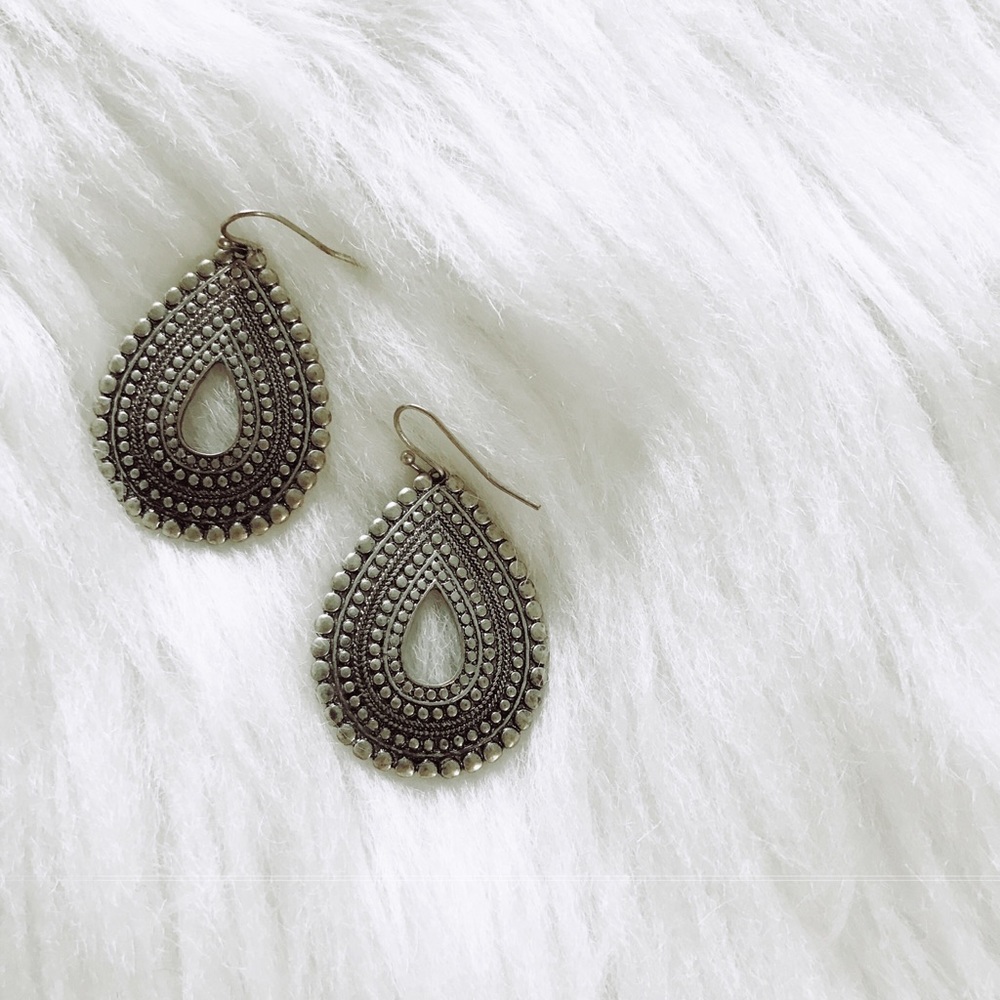 Silver earrings